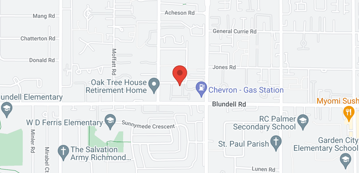 map of 30 7740 ABERCROMBIE DRIVE